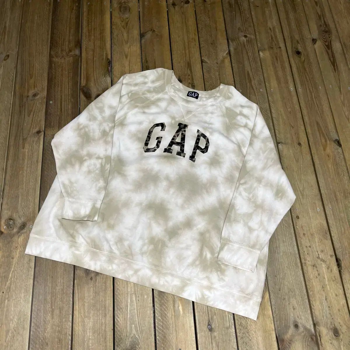 GAP タイ ダイ スウェット オーバーサイズ
