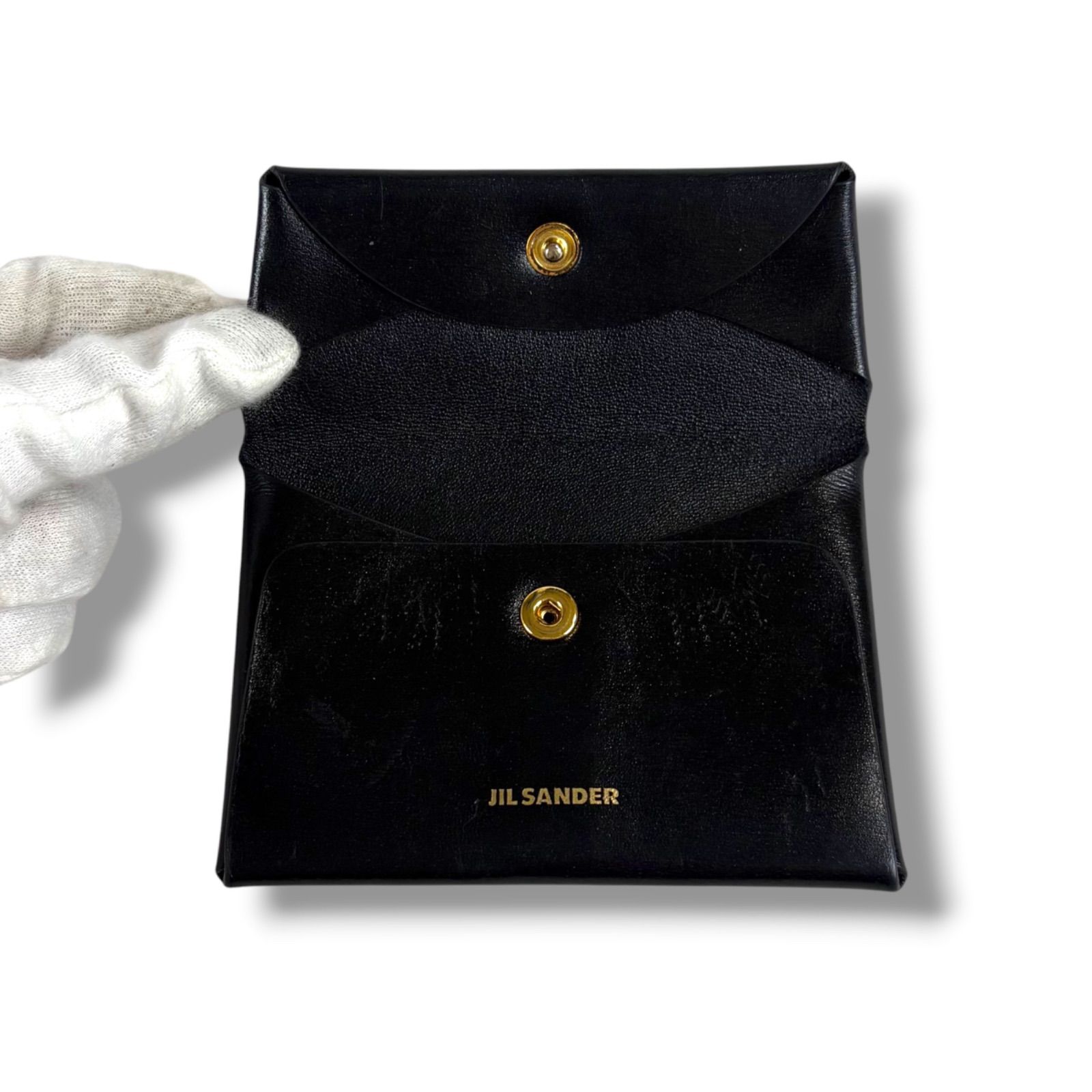 ジルサンダー JIL SANDER カード コインケース 黒 ブラック 