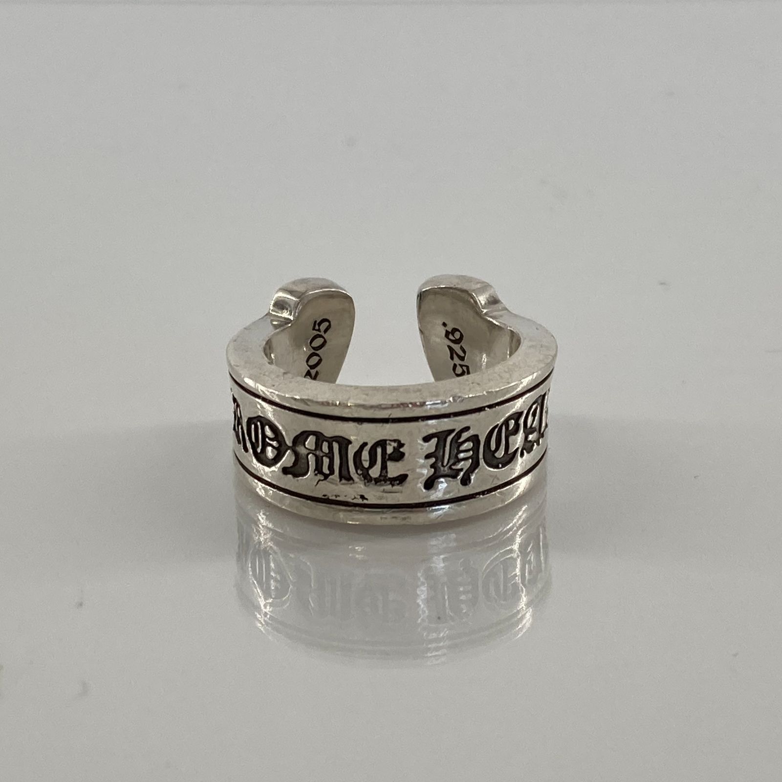 CHROME HEARTS(クロムハーツ) ラージスクロールラベルリング SV925 