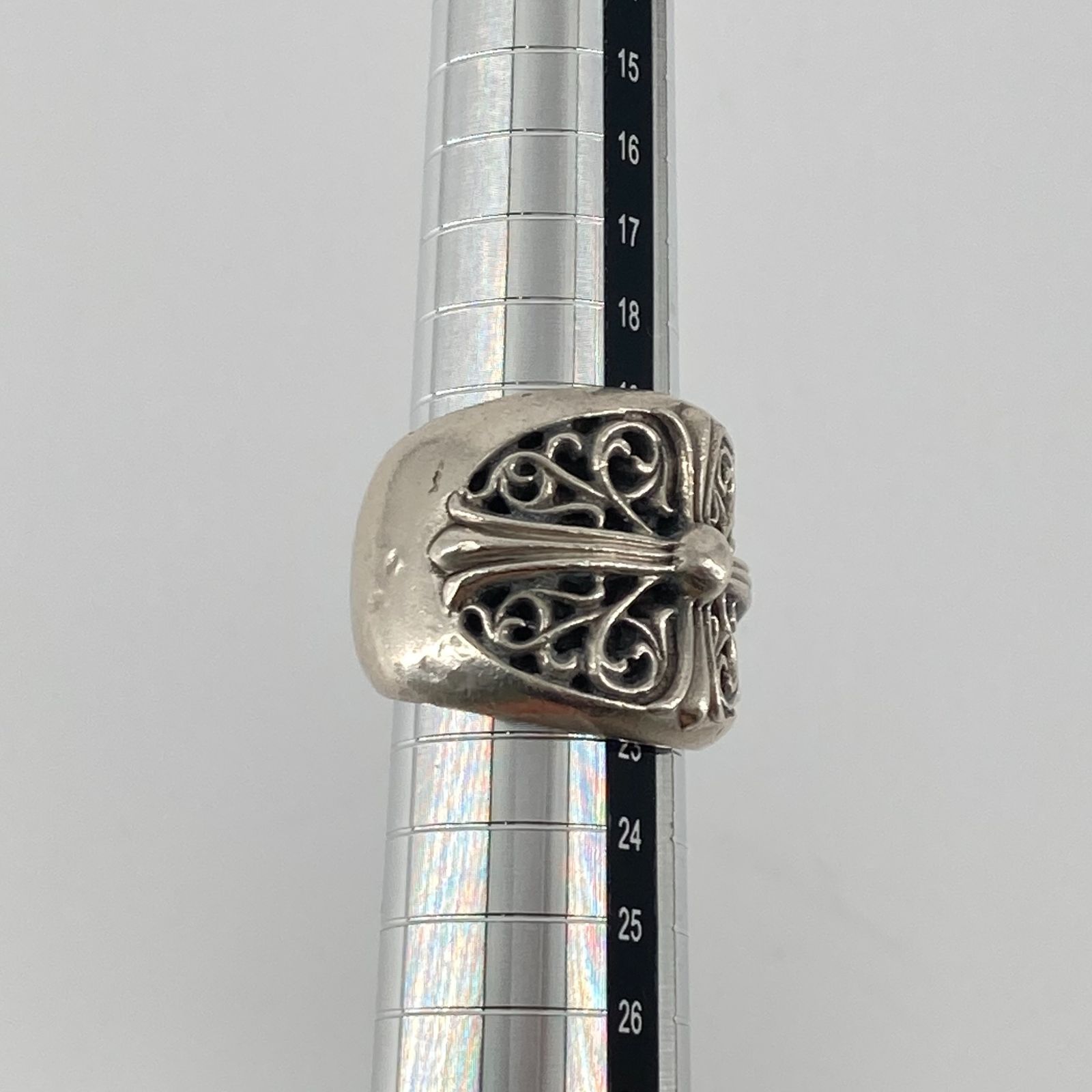 CHROME HEARTS(クロムハーツ) クラシックオーバルクロス リング SV925 