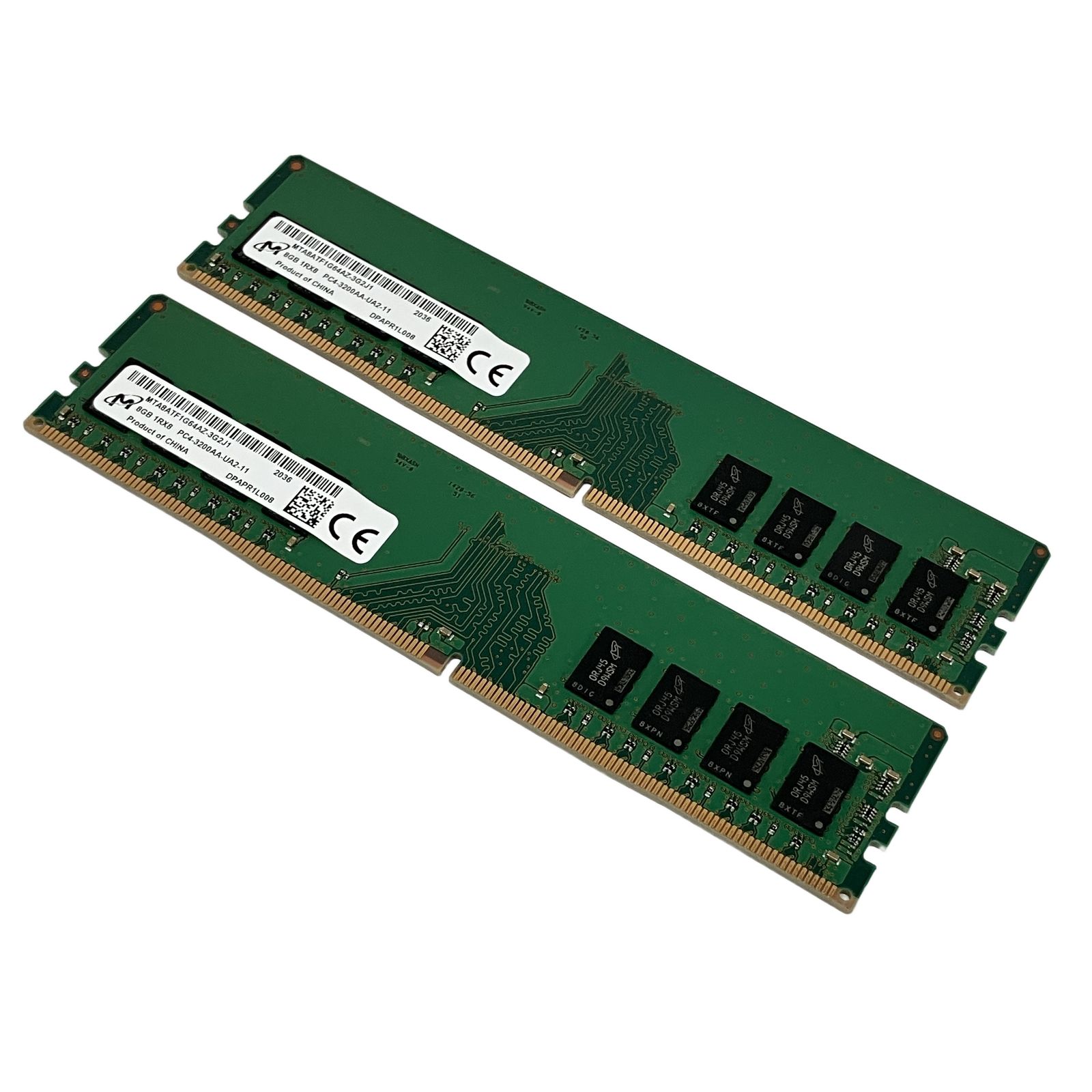 Micron MTA8ATF1G64AZ-3G2J1 DDR4 16GB (8GB×2枚キット) デスクトップPC メモリ PCパーツ F11250643
