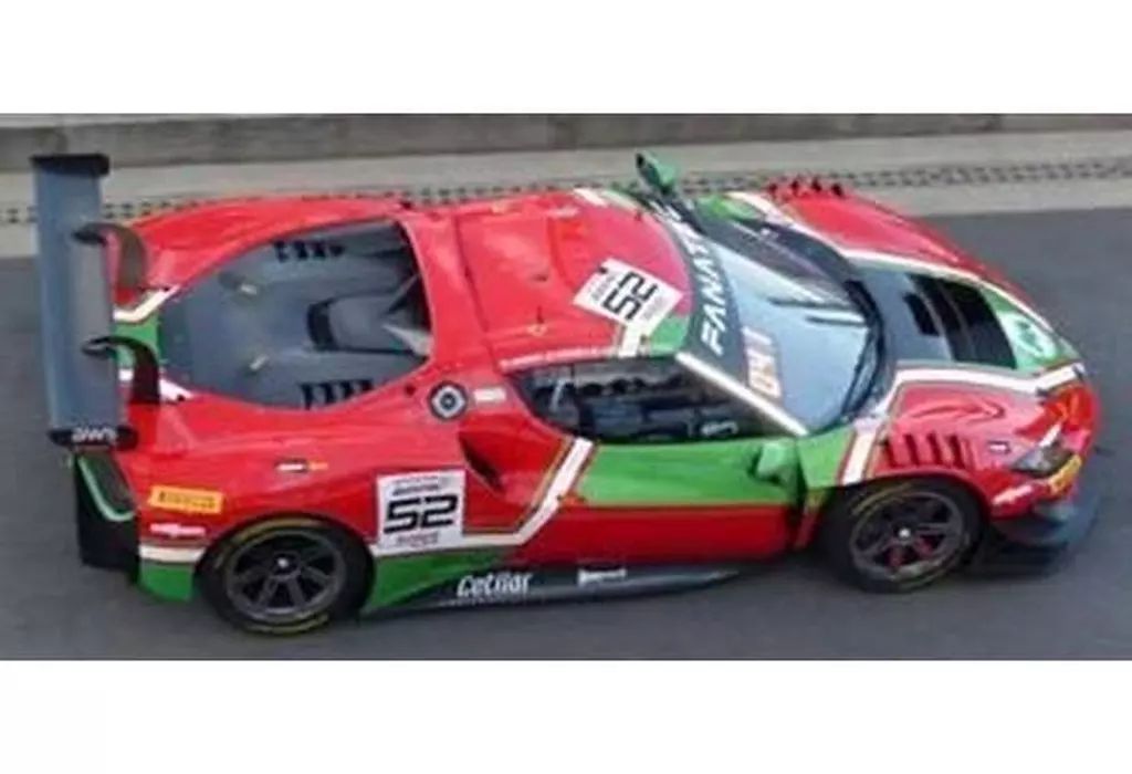 【中古】ミニカー 1/43 Ferrari 296 GT3 #52 AF Corse 2nd Bronze class 24H Spa 2024 L. Machiels - J. Machiels - A. Bertolini - T. Mosca [LSRC
