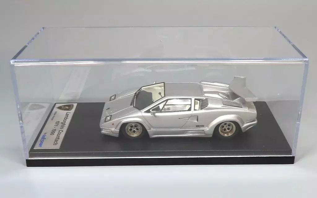 【中古】ミニカー 1/43 Lamborghini Countach 25th Anniv. 1988(シルバー) [LS327A]