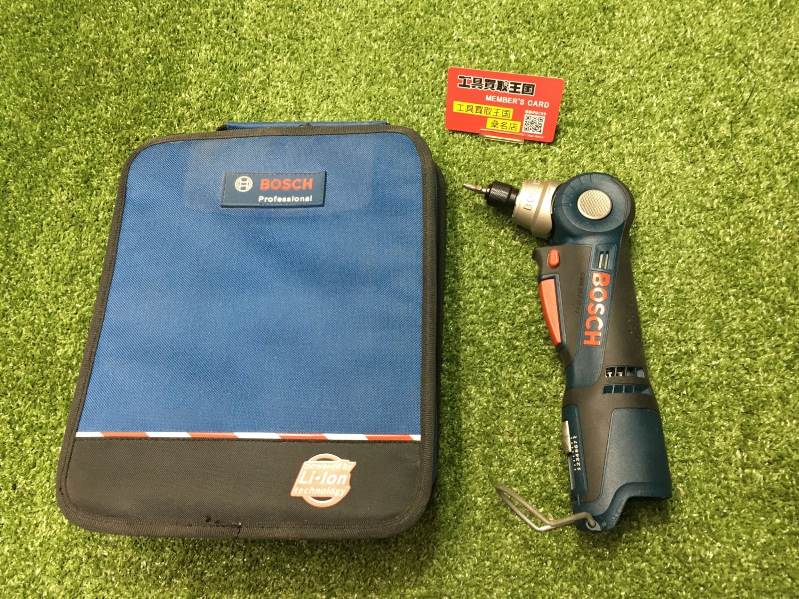 【中古品】【0902】★BOSCH(ボッシュ) 10.8Vバッテリー木工アングルドライバードリル GWI10.8V-LI　ITS284P0PLP4