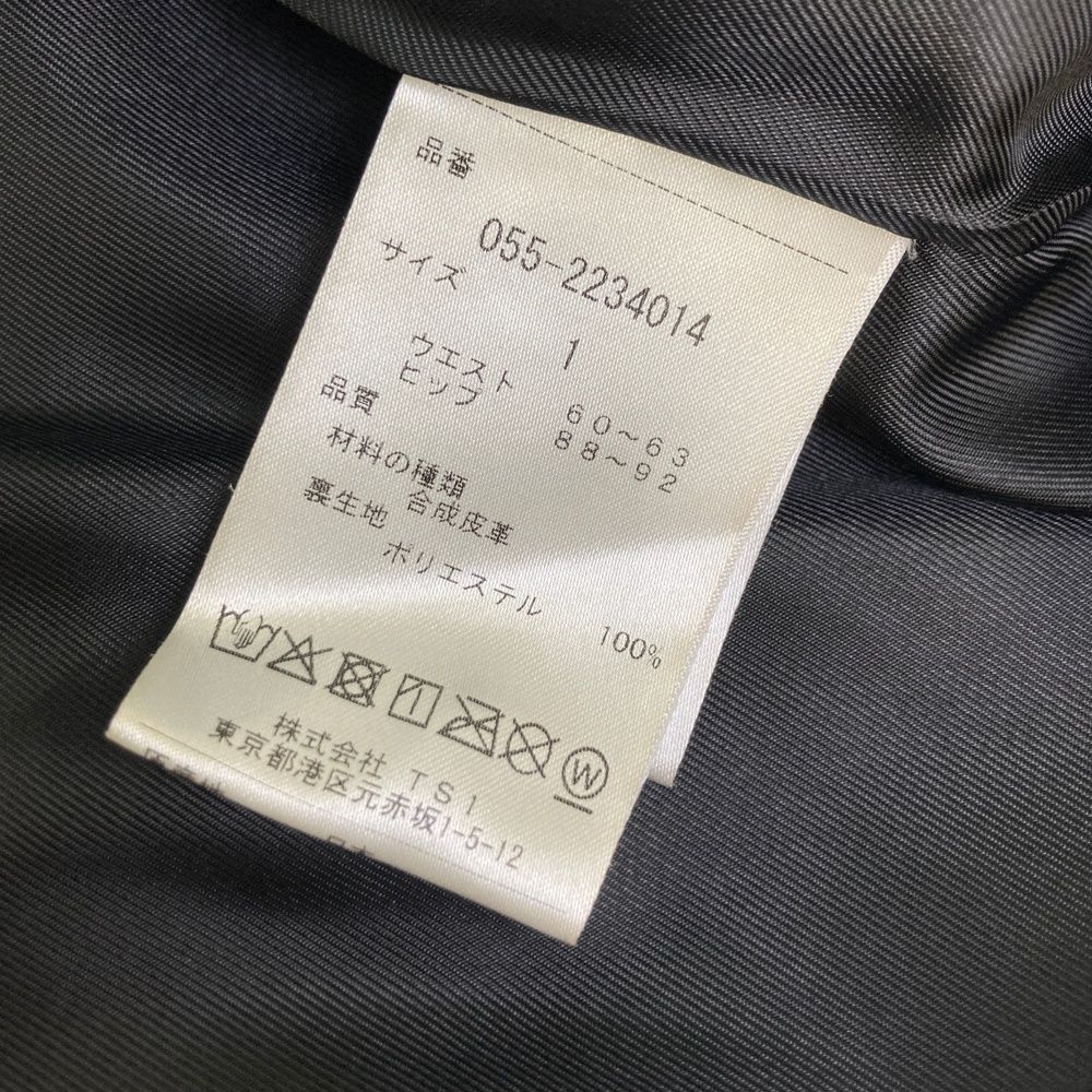 サイズ：1 PEARLY GATES パーリーゲイツ 裏地付き フェイクレザー
