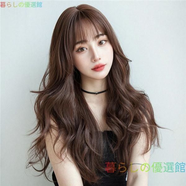 大人気 ウィッグ 波ウェーブ巻き フルウィッグ キュート ロング ネット付 可愛い 小顔 かつら パーティー 日常 普段使い 耐熱ウィッグ ロリータjf1053