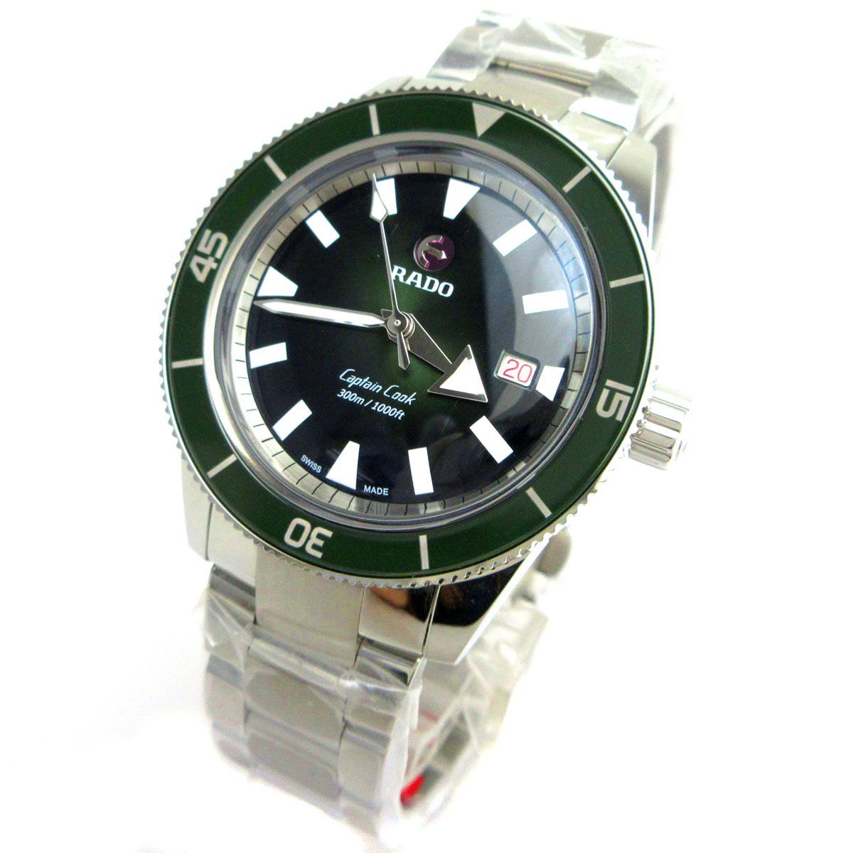 ラドー RADO キャプテンクック オートマチック メンズ グリーン 