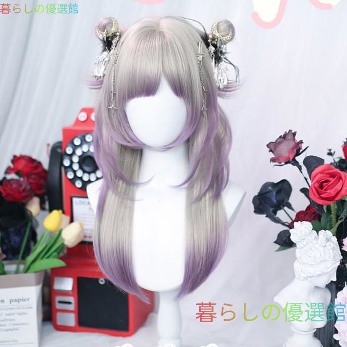 大人気 フルウィッグ かつら 女性 前髪あり 原宿 可愛い キュート ウイッグ wig コスプレ 耐熱ウィッグ 小顔効果抜群 コスチューム ロリータ 文化祭 学園祭 イベントjf580 4,690円