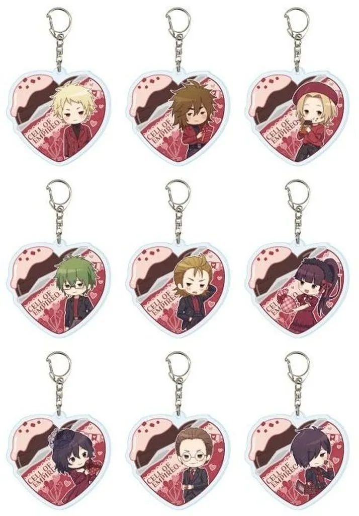 【新品】キーホルダー 【BOX】細胞神曲 アクリルキーホルダー 05.バレンタインver. (グラフアートイラスト)