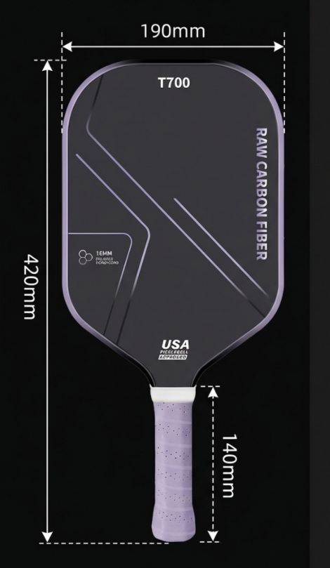 ピックルボールパドル ラケット USAPA承認 ハニカム 滑り止め吸汗