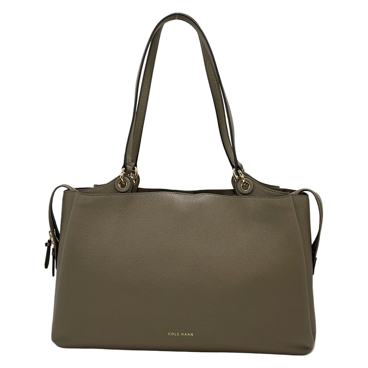 COLE HAAN(コールハーン) ショルダーバッグ - ベージュ レザー