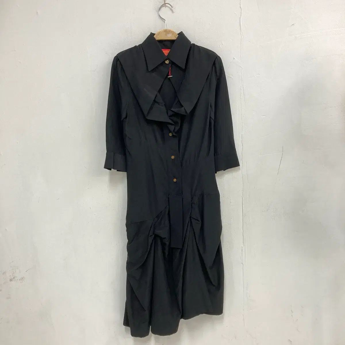 Vivienne Westwood ブラック シャーリング ONE PIECE
