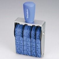回転ゴム印 NFD-0G 欧文日付初号 ゴシック【シャチハタ】