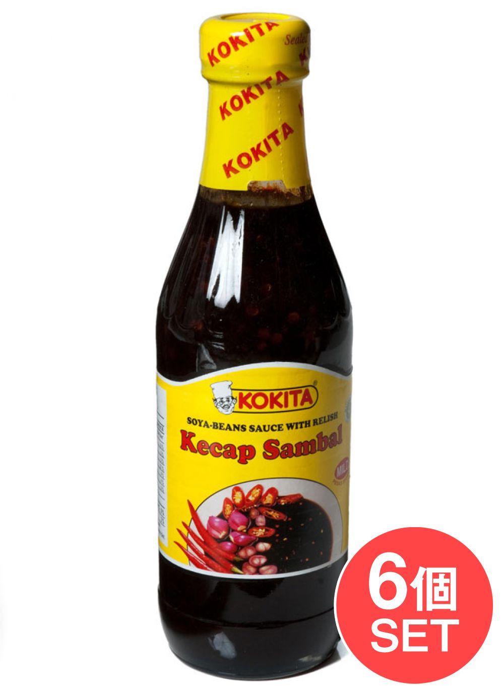 【6個セット】ケチャップ サンバル マイルド - Kecap Sambal Mild シーズニング醤油 【Kokita】