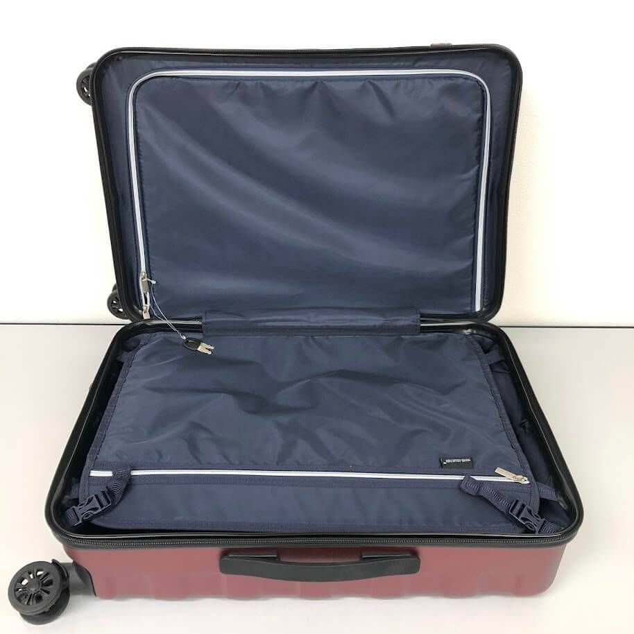 ss8669 【中古】 トラベルコレクション ハードキャリーケース ボルドー 