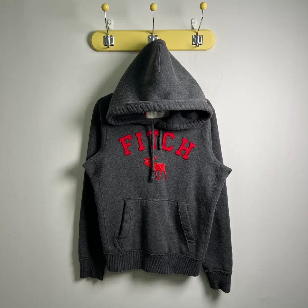 アバクロンビー チャコール フード Tシャツ M