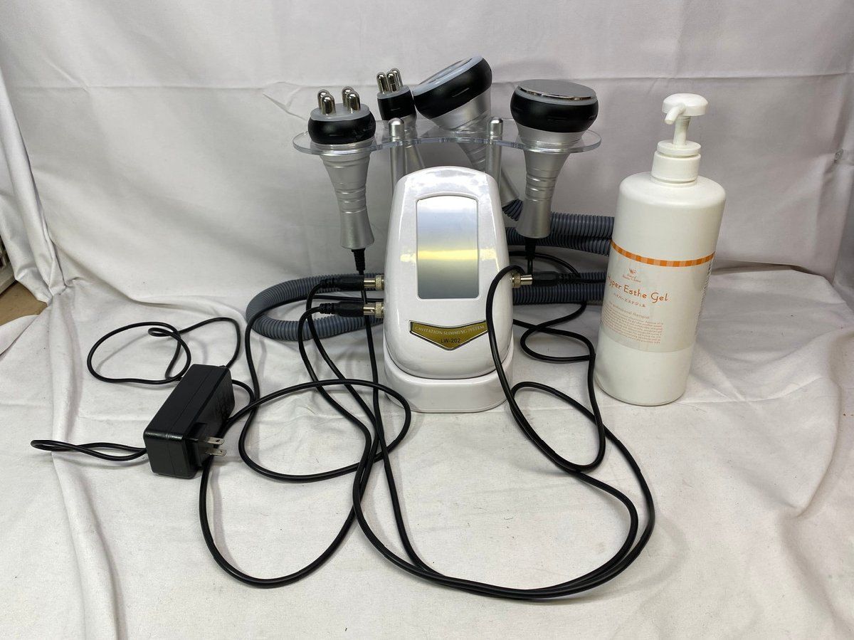 LW-202 RF温熱 キャビテーション 美顔器 ボディケア フェイスケア エステ 美容機器 マッサージジェル付き 簡易動作確認済み