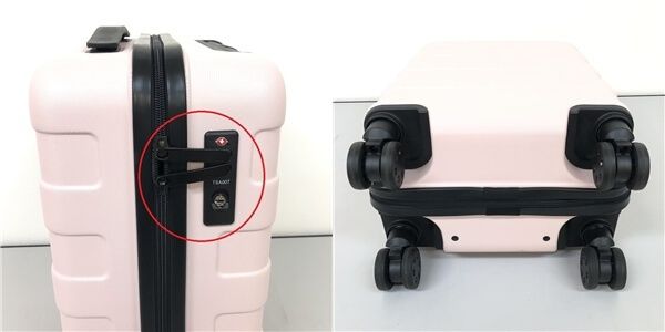 ss8670 【中古】 無印良品 ハードキャリーケース ピンク 19L 小型