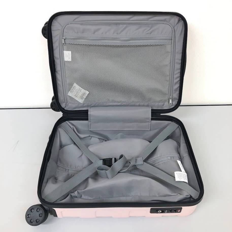 ss8670 【中古】 無印良品 ハードキャリーケース ピンク 19L 小型