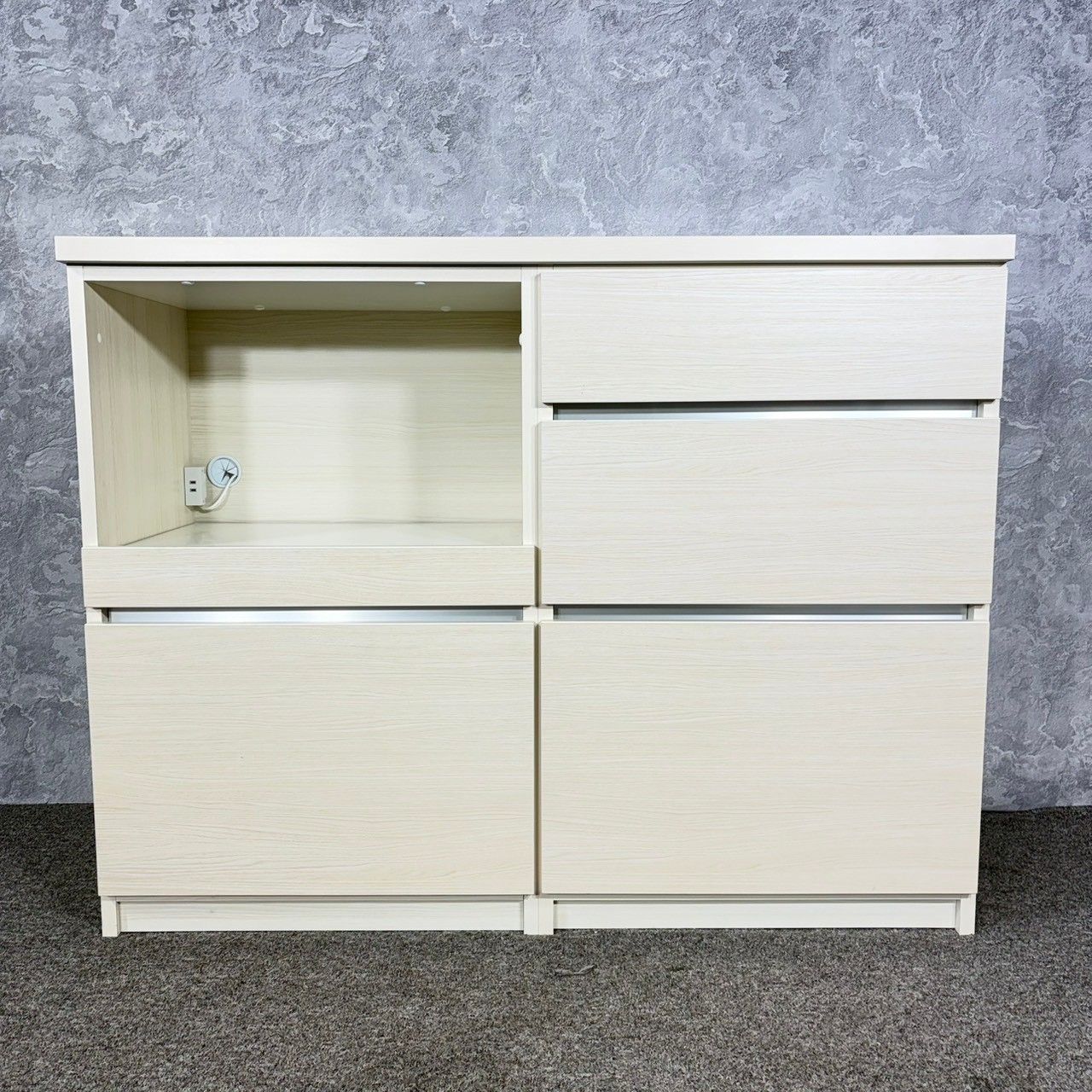 キッチンカウンター 土井インテリア 幅120cm 食器棚 全品PT5倍○6月13 
