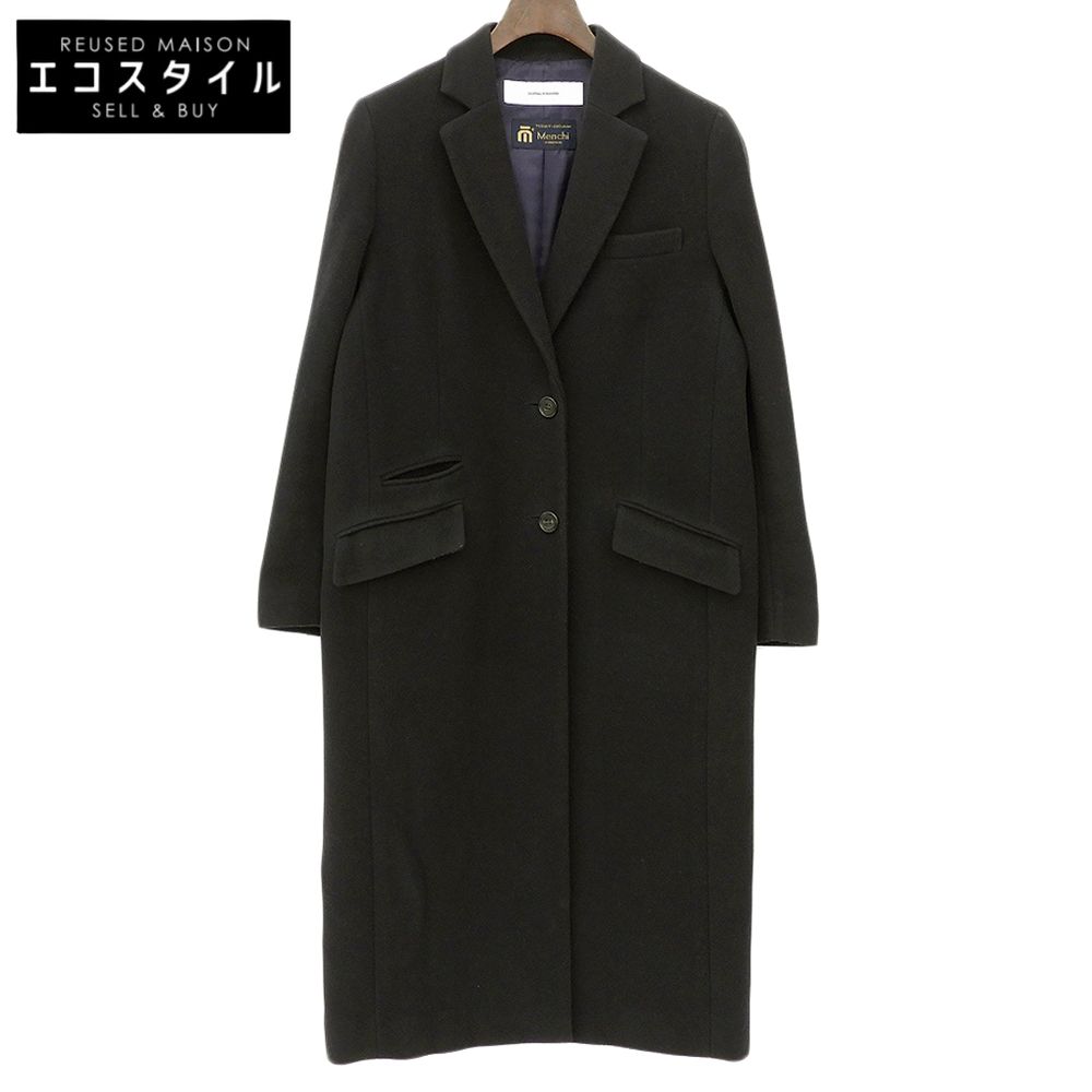 JOURNAL STANDARD ジャーナルスタンダード Menchi カシミヤ混 ロング丈 チェスターコート レディース ブラック 19-020-400-3020 ―