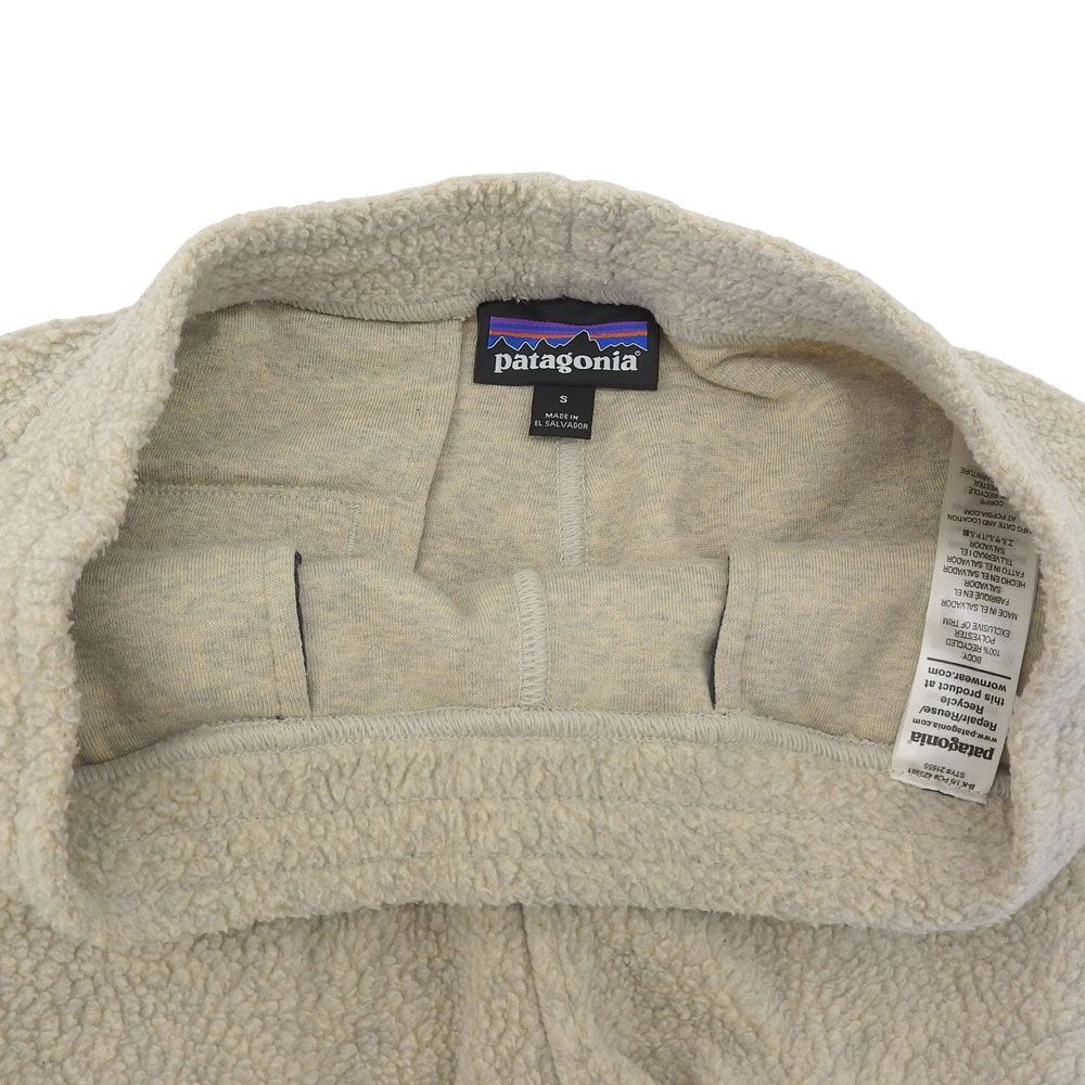 美品】patagonia フリース ベージュ 登山ウェア・アウトドアウェア 美 