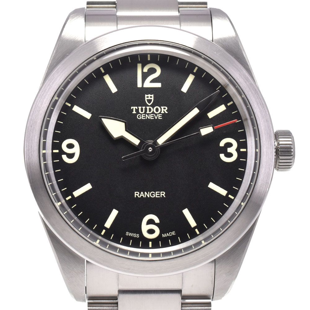 チューダー TUDOR 79950-0001 レンジャー ブラック 自動巻き メンズ 美品 箱・保証書付き 腕時計 I#147957