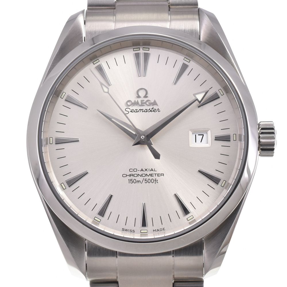 オメガ OMEGA 2502.30 シーマスター コーアクシャル シルバー 自動巻き メンズ 美品 腕時計 I#148054