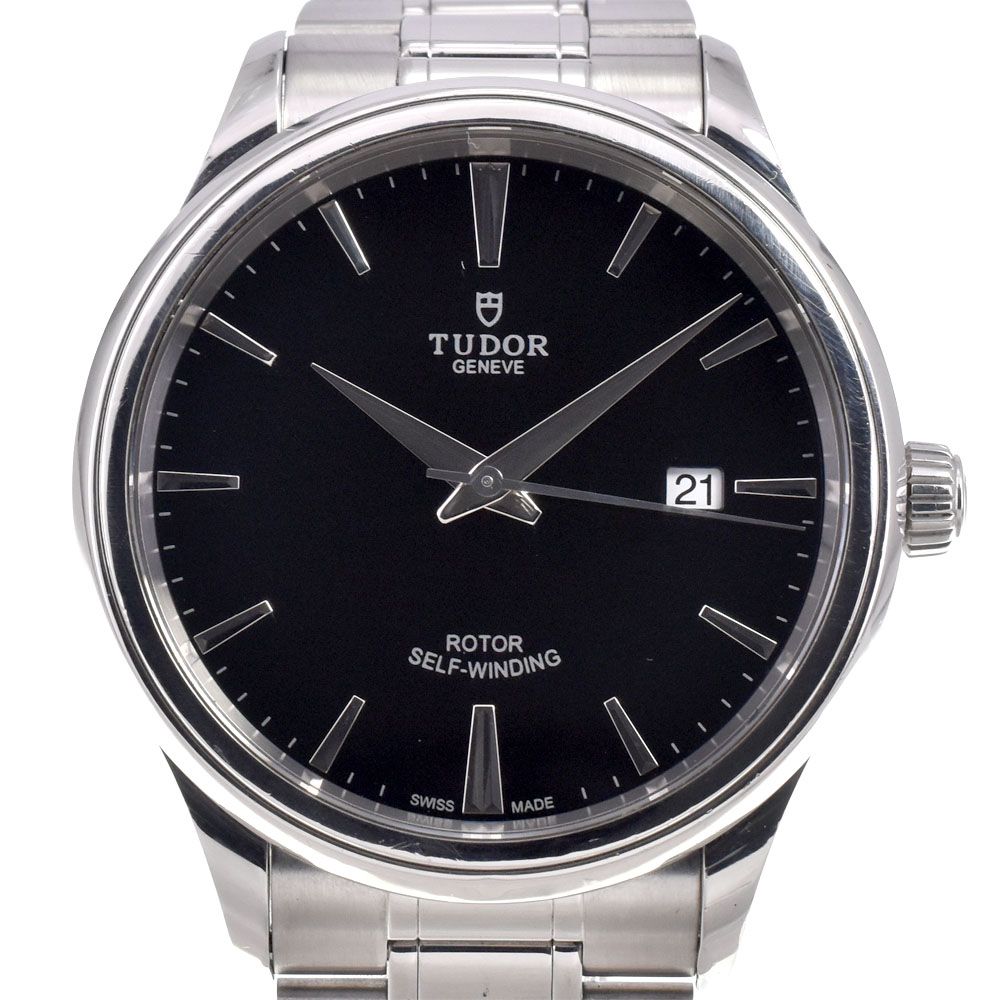チューダー TUDOR 12700 スタイル デイト ブラック 自動巻き メンズ 良品 腕時計 I#147489 100,850円