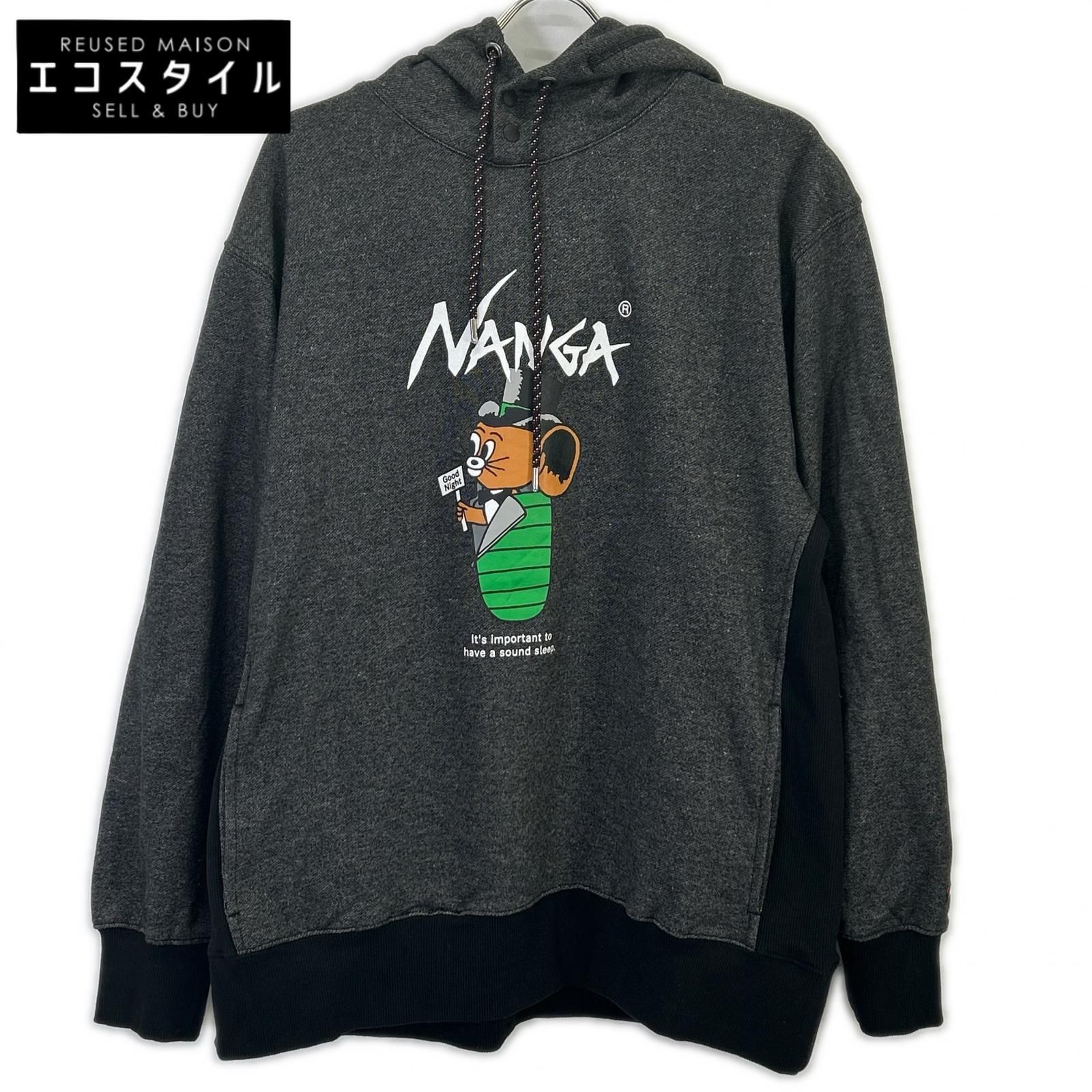 NANGA　ナンガ　× JERRY UKAI エコハイブリッド スリーピングバッグ ジェリーマルケス フーディー　L