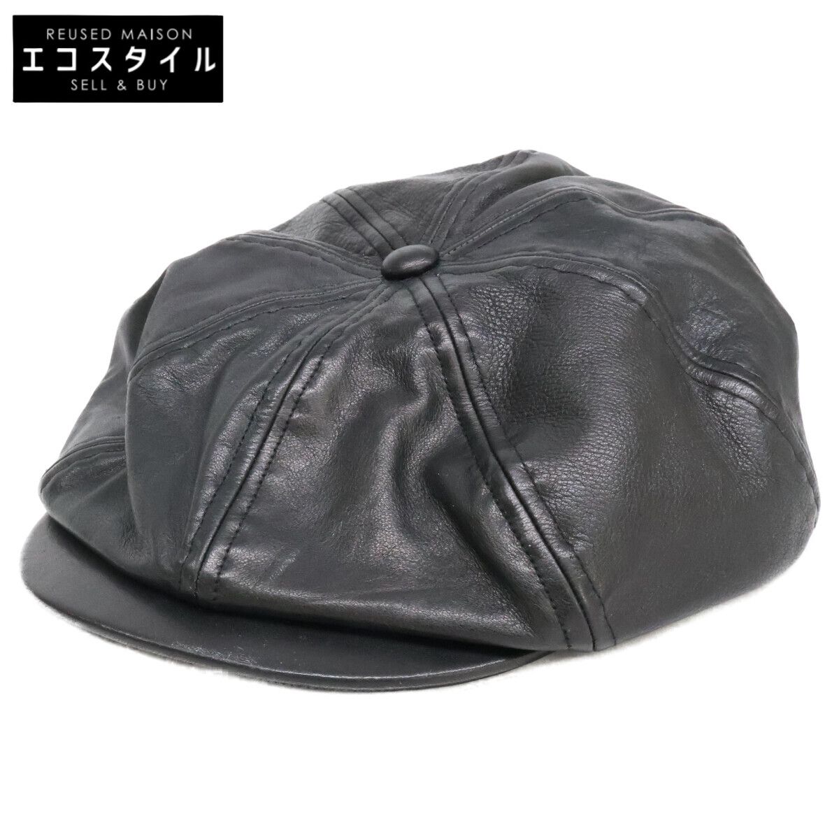 UNNAMED HEADWEAR　アンネームドヘッドウェア　LEATHER CASQUETTE レザー キャスケット