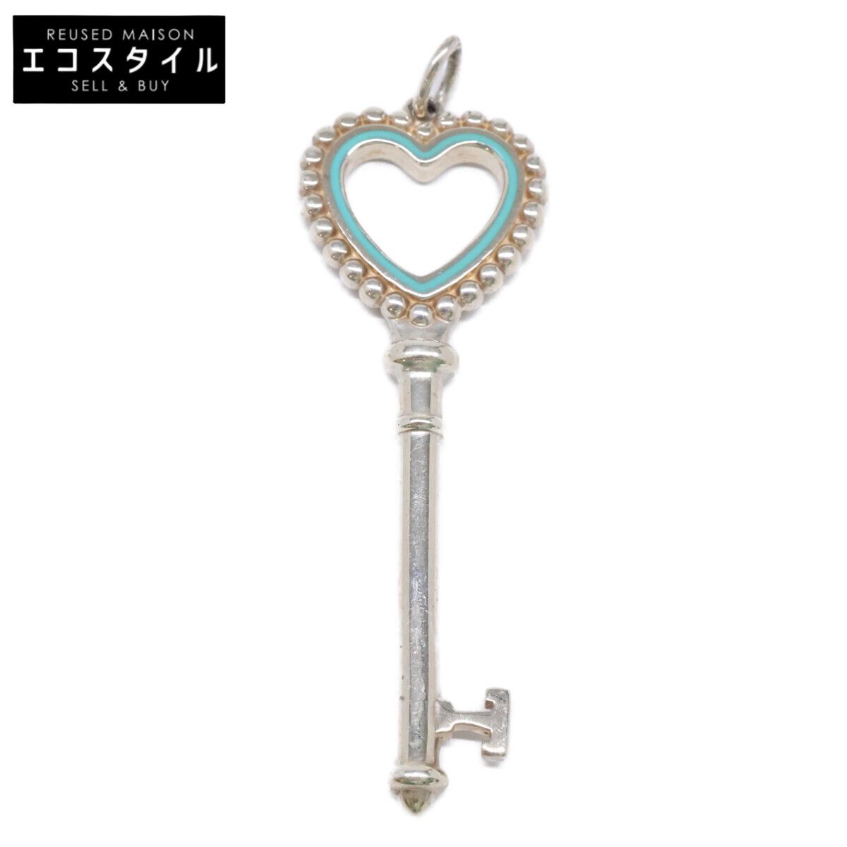 TIFFANY&Co.　ティファニー　AG925 ティファニーブルー ラージ ビーズ ハート