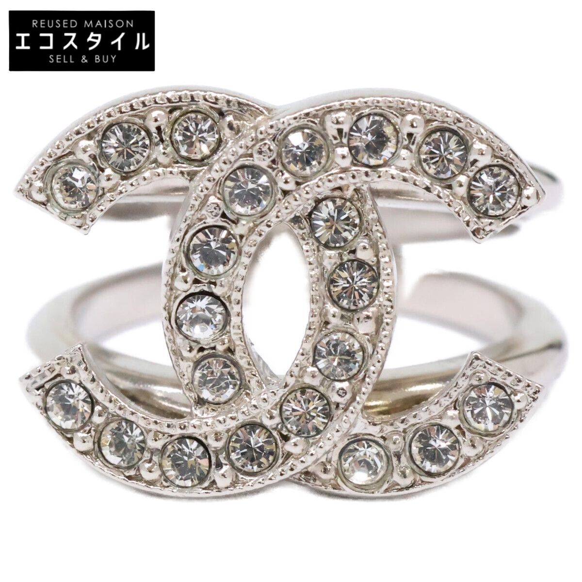 CHANEL　シャネル　【美品】C22C ラインストーン ココマーク　12号 58,015円