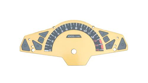バイク用車種,年式別カスタムメーターパネル (ゴールド, Ninja250?(2013~2015年式,EX250L/M型))送料無料 a57542b3