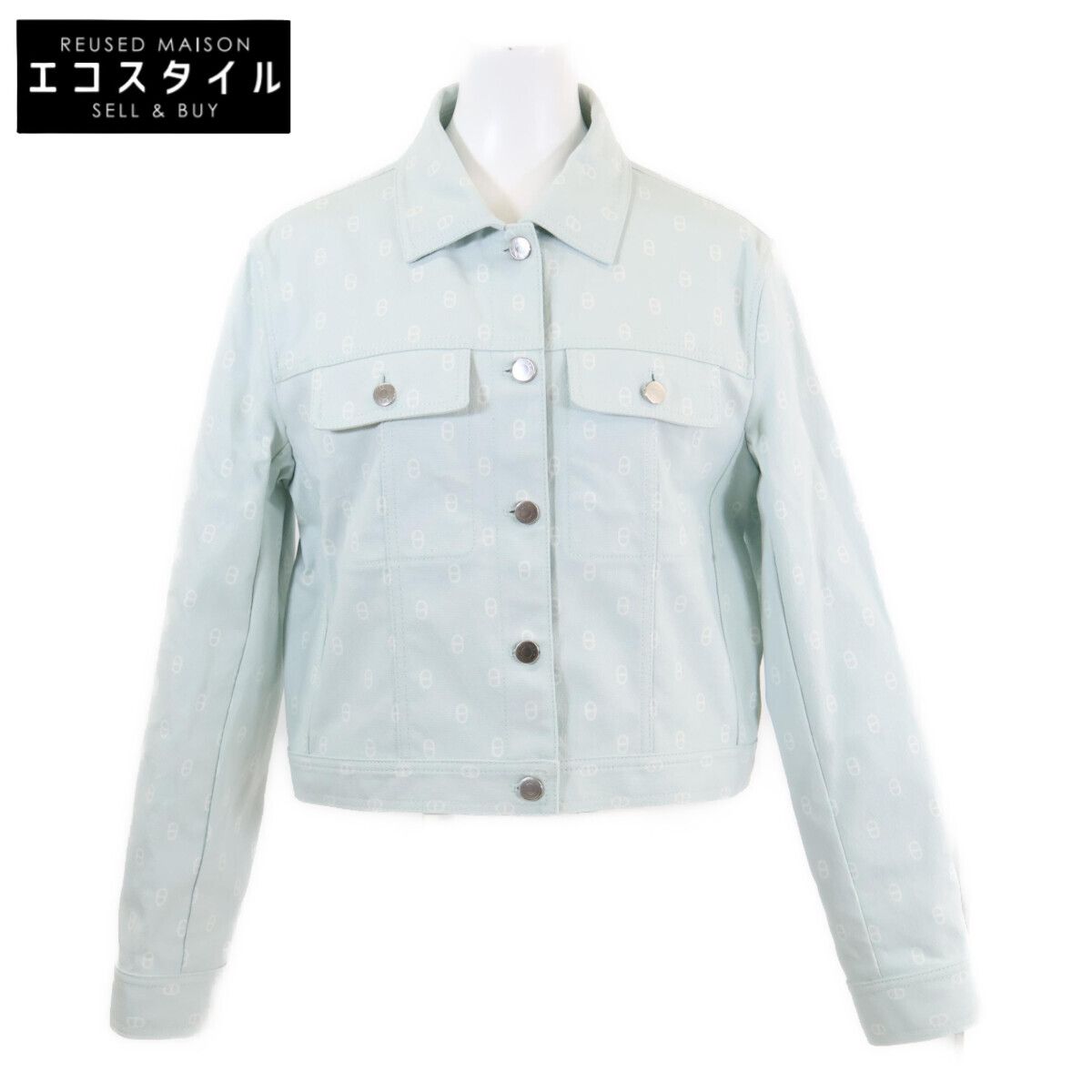 HERMES　エルメス　【美品/国内正規】4H0215D3 シェーヌダンクル デニムジャケット　44