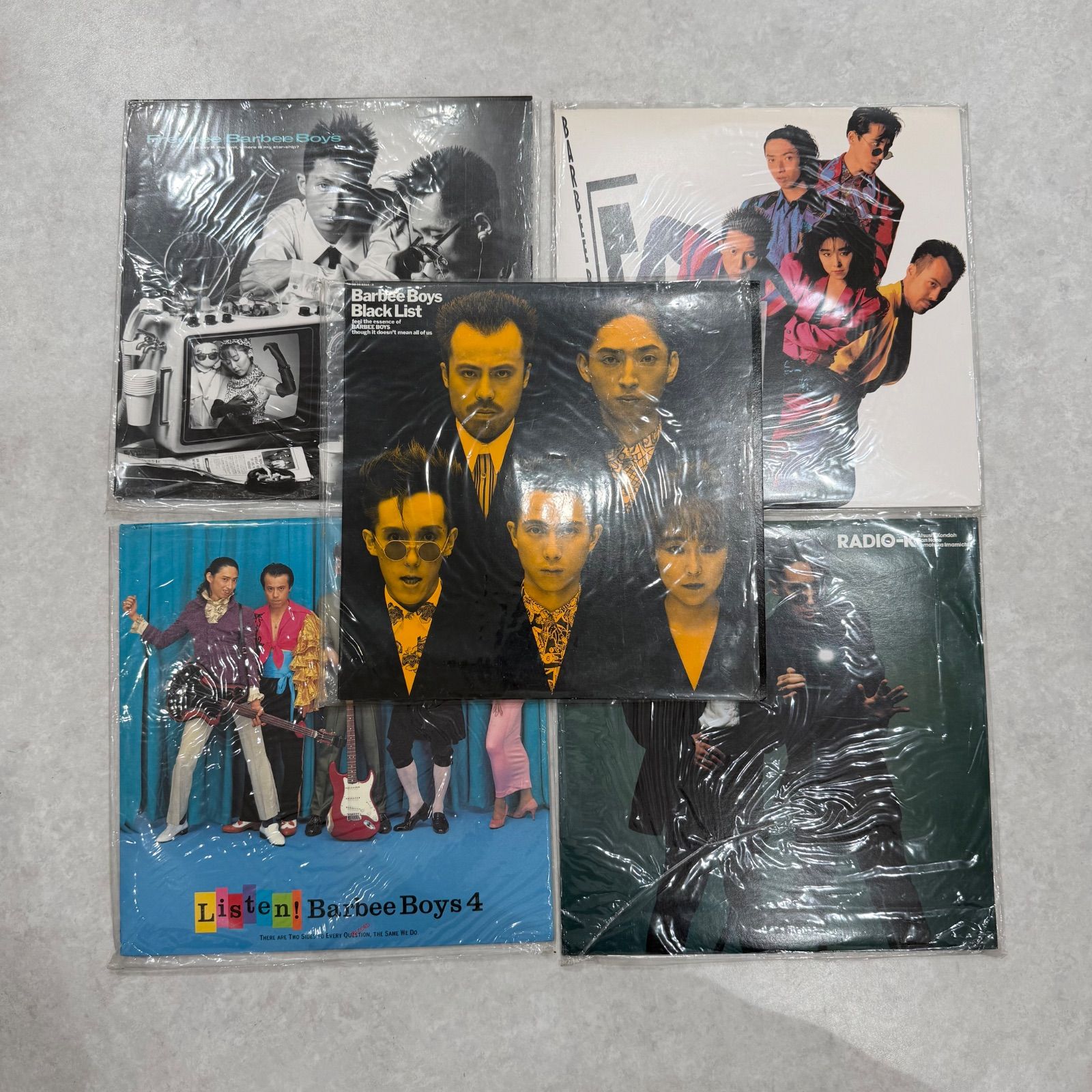 BARBEE BOYS（バービーボーイズ）アナログレコード LP 5枚セット まとめ