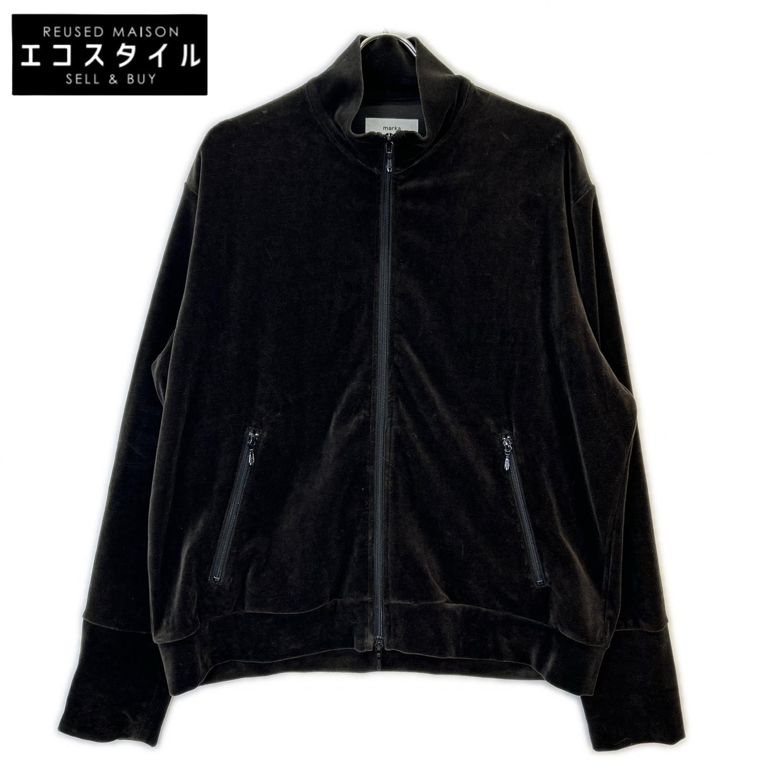 marka　マーカ　25AW M25C19CS01C チャコール オーガニックコットンベロア フルジップトラックジャケット　2