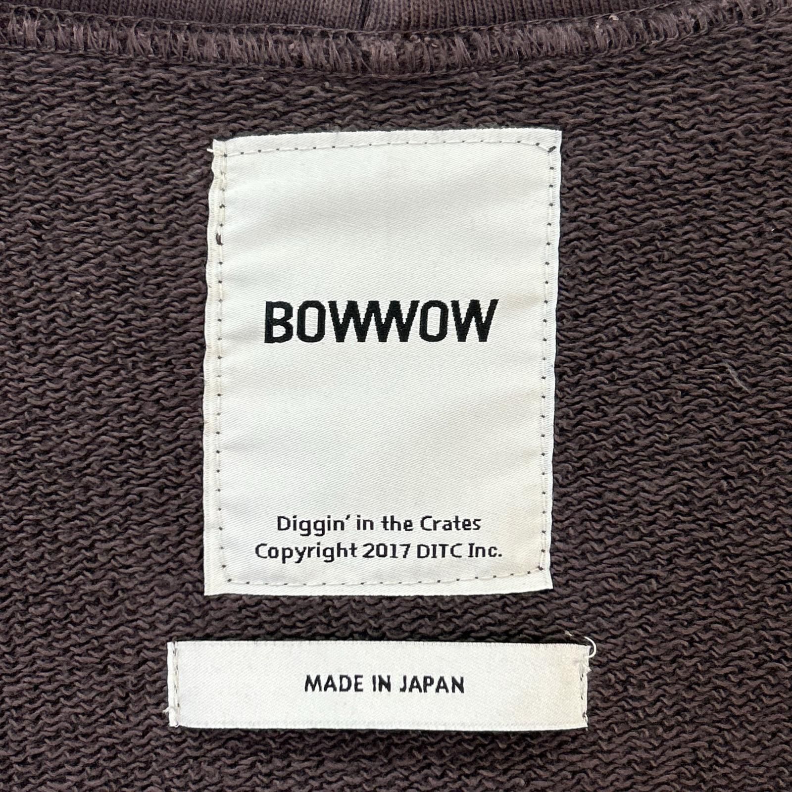 BOWWOW バウウワ 25AW ブラウン BASEBALL CHAMPION ZIP HOODIE L 