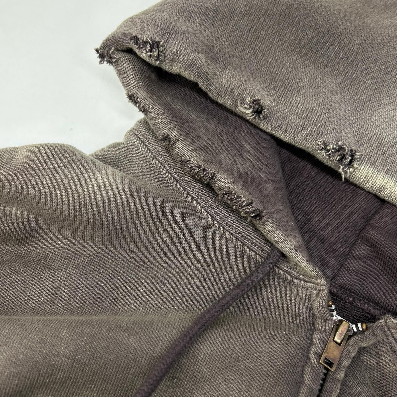 BOWWOW バウウワ 25AW ブラウン BASEBALL CHAMPION ZIP HOODIE L 