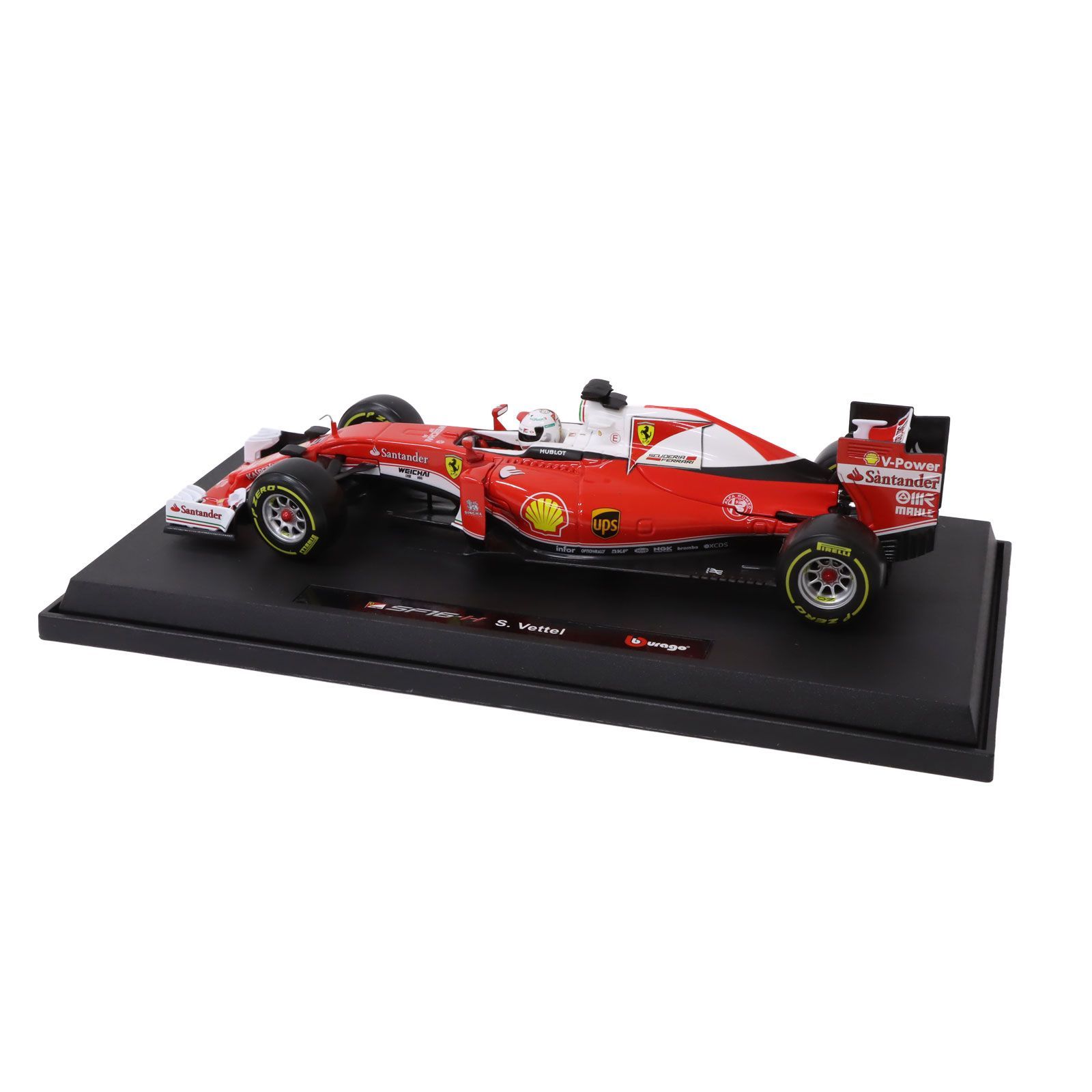 【特価品】Bburago 1/18 フェラーリ F-1 SF16-H レッド #5ベッテル ブラーゴ レーシングシリーズ 200-442