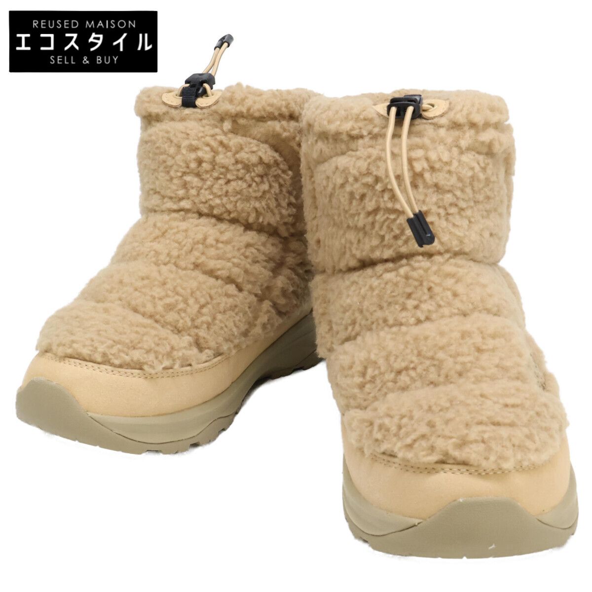 THE NORTH FACE　ノースフェイス　【美品】NFW52476 Nuptse Bootie Short Fleece ヌプシ フリース ショート ブーティ　US8