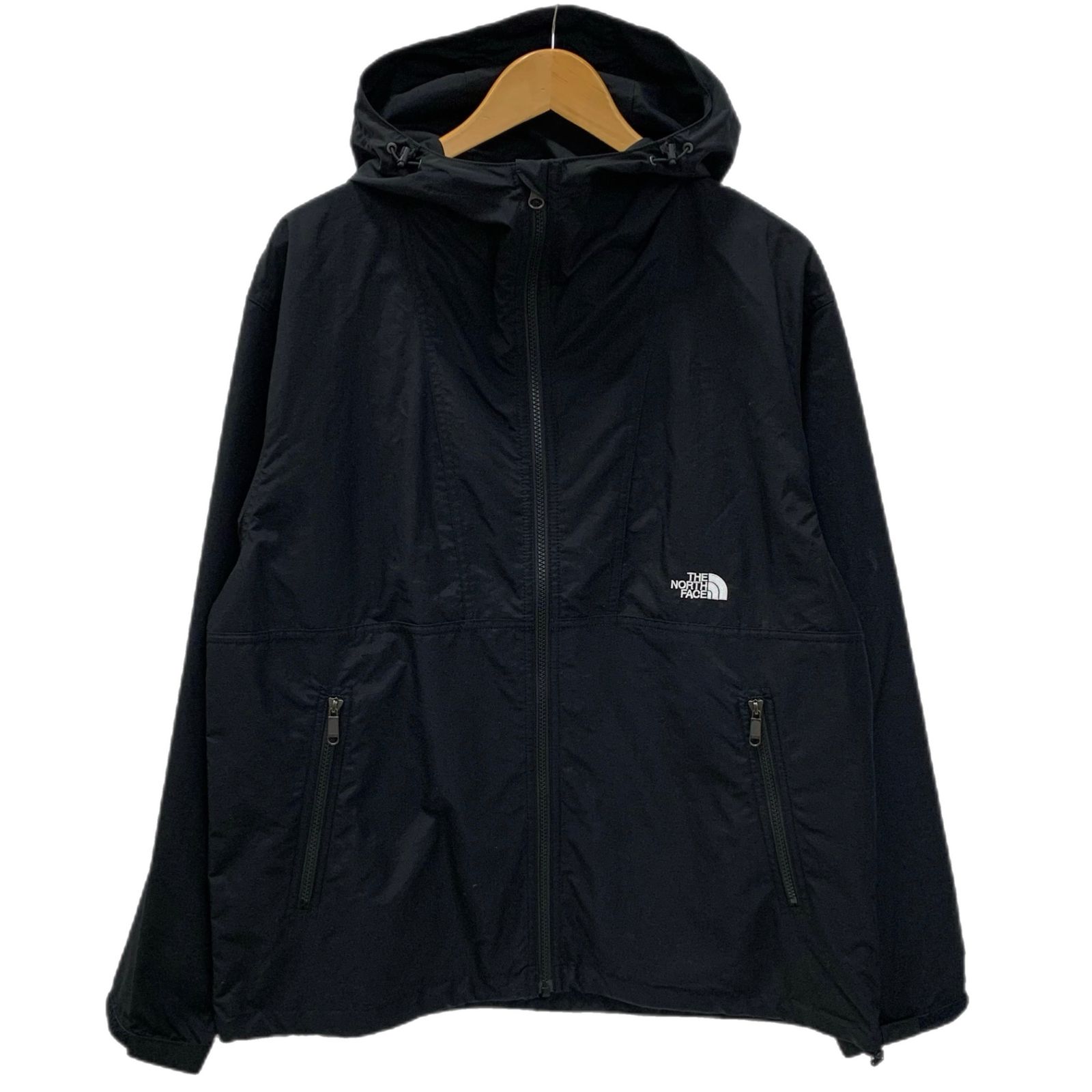 ノースフェイス THE NORTH FACE COMPACT JACKET マウンテンパーカー NP72230 ジャケット ブラック Lサイズ 201MT-5988