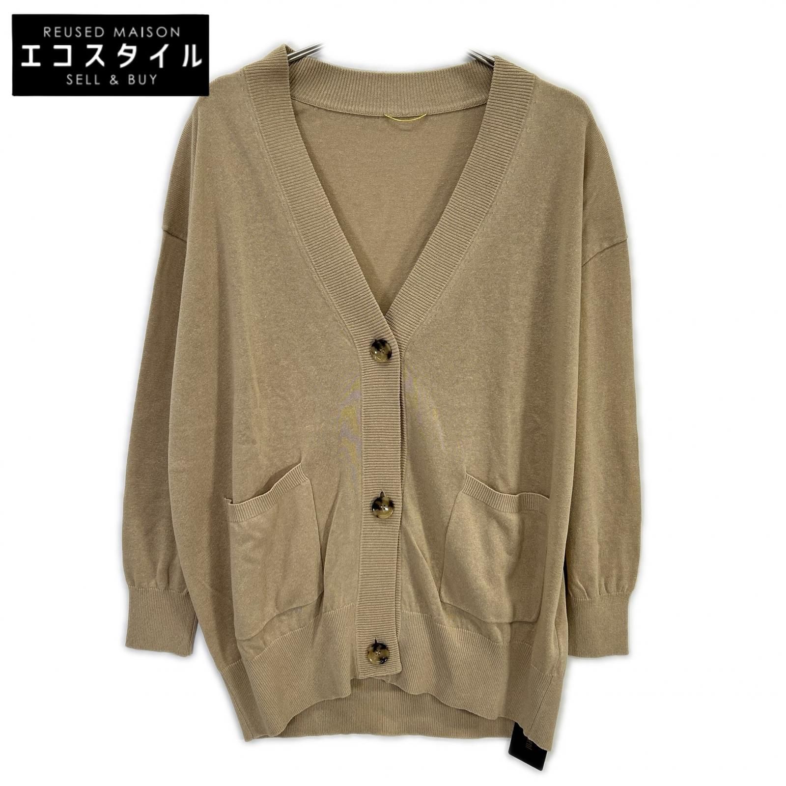 Deuxieme Classe　ドゥーズィエムクラス　23SS Oversize Linen Cardigan オーバーサイズリネンカーディガン　F