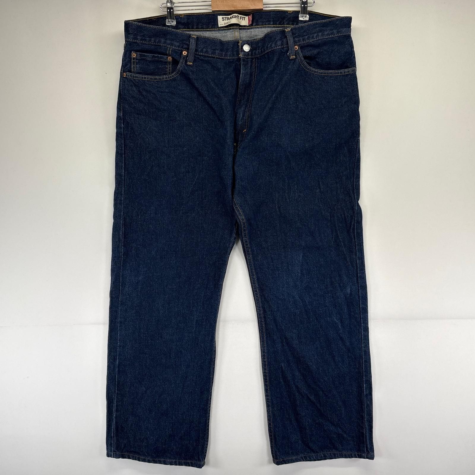 古着 リーバイス Levi's デニム パンツ ストレート ジッパーフライ 505 インディゴ 大きいサイズ ジーパン w42×L32 ブルー系 メンズ