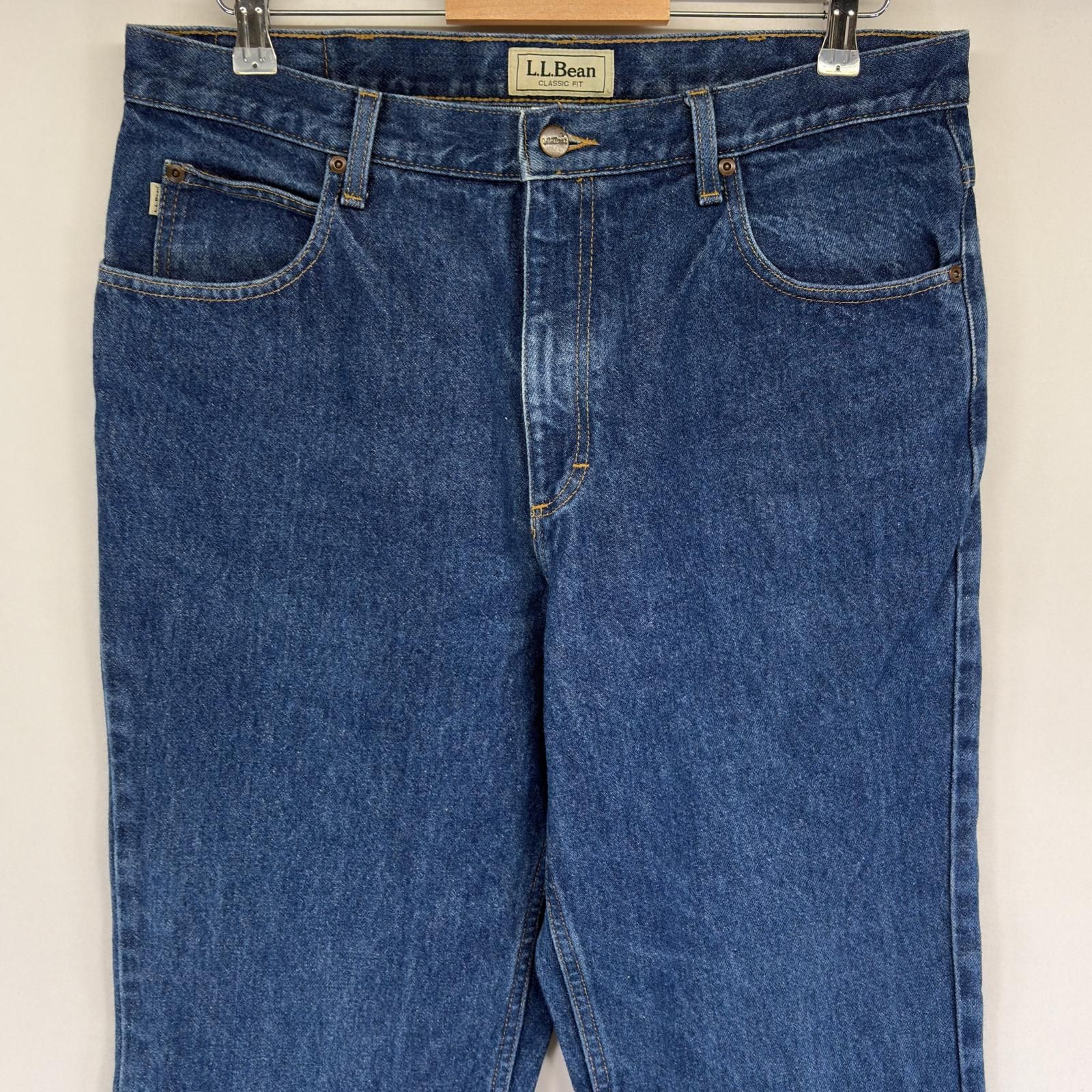 古着 エルエルビーン L.L.Bean デニム パンツ Gパン 5ポケ ジーパン 