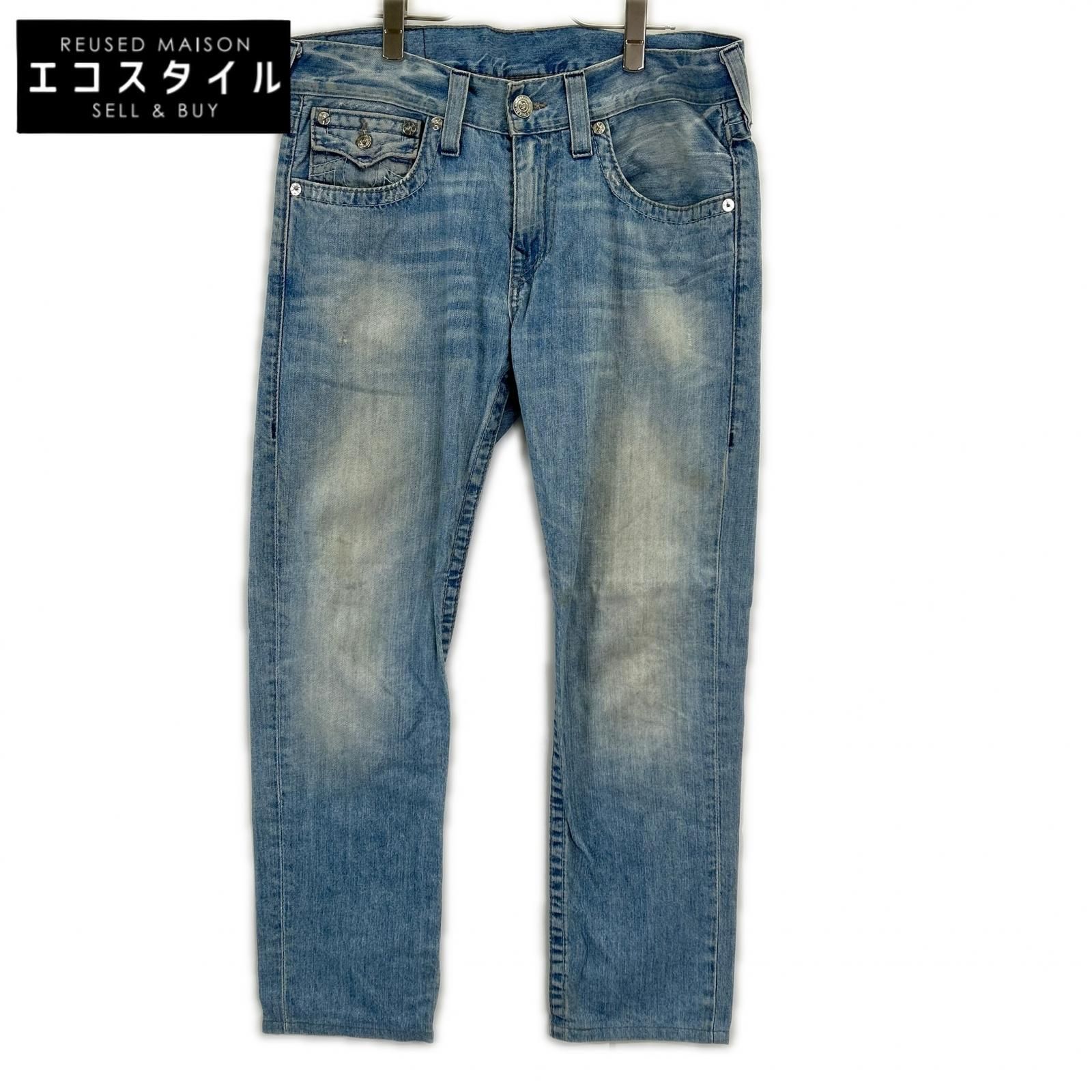 TRUE RELIGION トゥルーレリジョン ブルー スキニー デニムパンツ 32