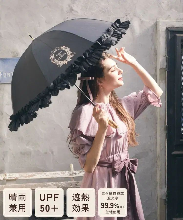 Maison de FLEUR メゾン ド フルール 日傘 / 量産型 地雷系 ロリータ 原宿 レース日傘