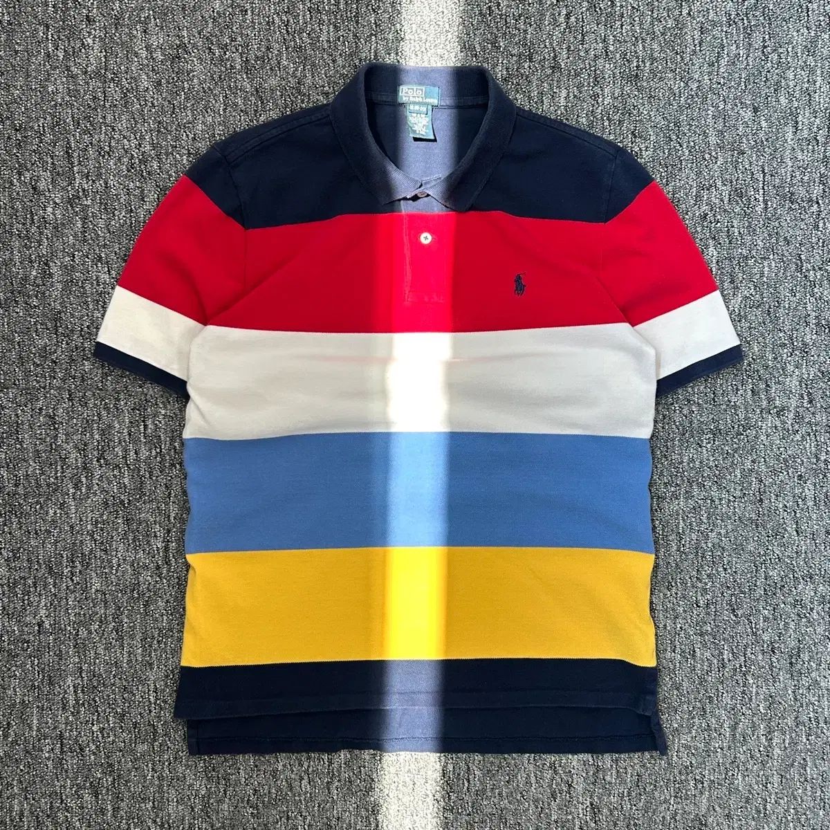 ポロラルフローレン カラーブロック半袖カラーTシャツ 4,762円