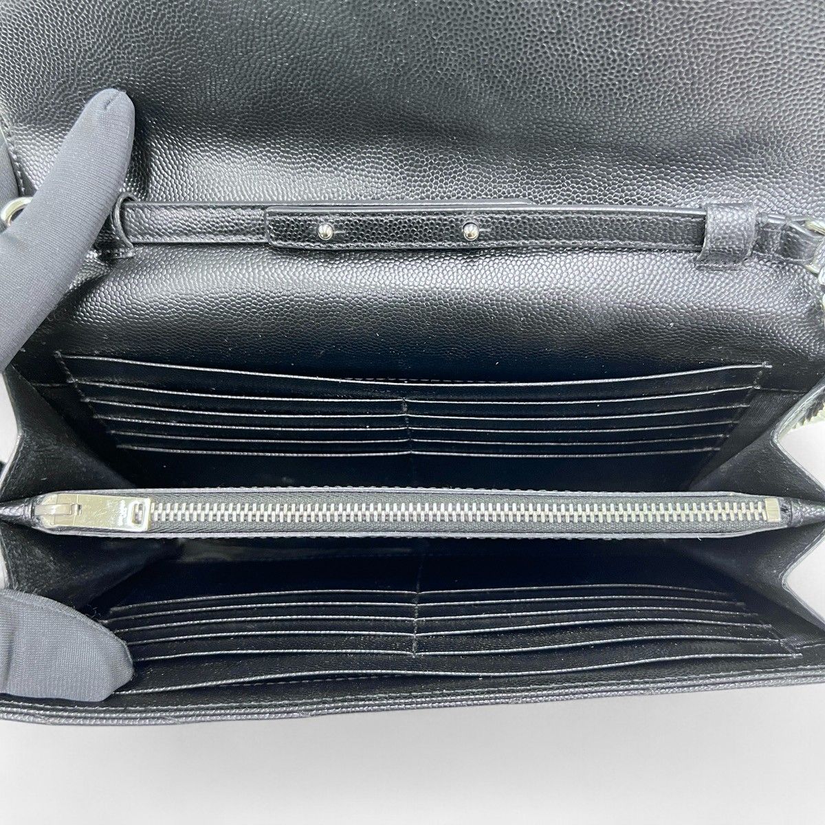 SAINT LAURENT 美品 サンローラン カサンドラ モノグラム クラシック 