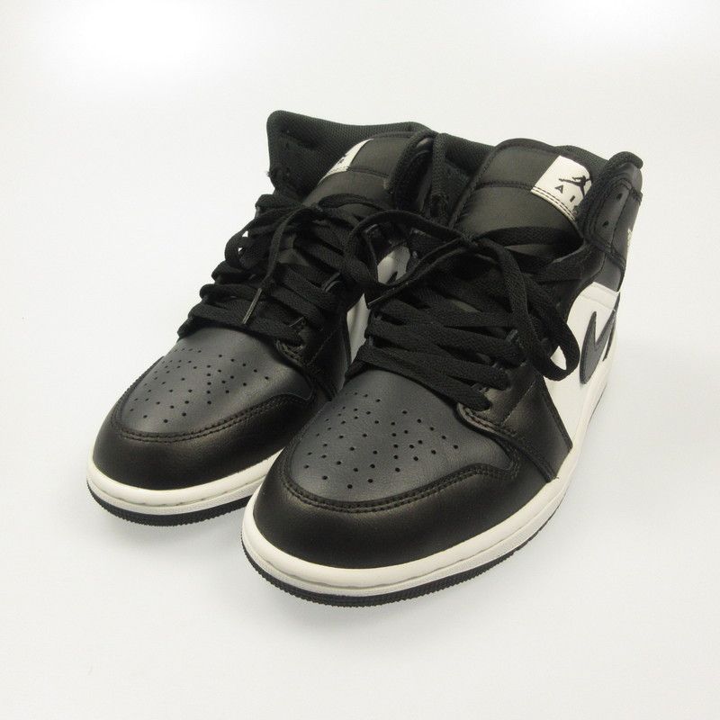 【姫路東店】 中古 NIKE | ナイキ スニーカー AIR JORDAN 1 MID OFF NOIR TOE DQ8426-010 ブラック 26.5cm 【126】
